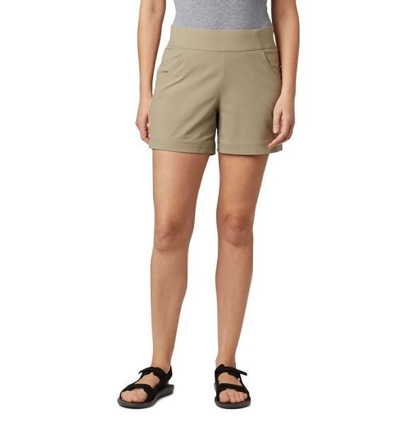 Columbia Anytime Casual Shorts Beige For Women's NZ7658 New Zealand